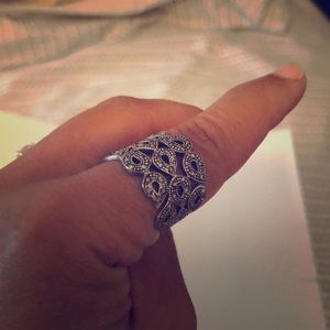 Beautiful hematite ring.